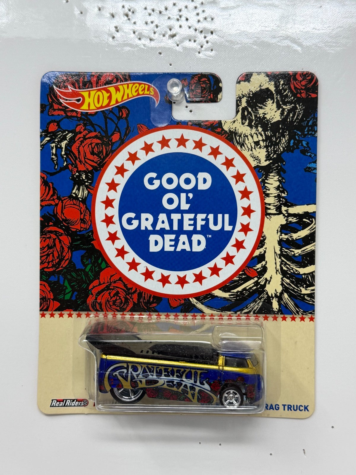 Hot Wheels Grateful Dead Volkswagen Drag Truck 1:64 Diecast Real Riders