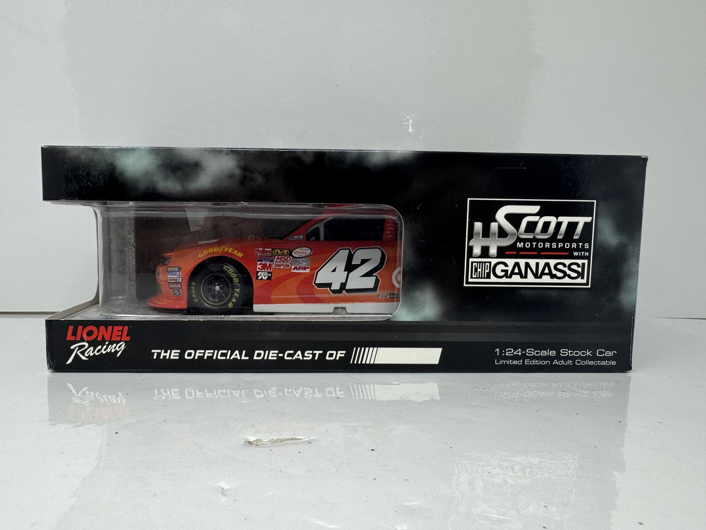 Lionel NASCAR Kyle Larson #42 ENEOS 2018 Chevy Camaro Autographed 1:24 Diecast
