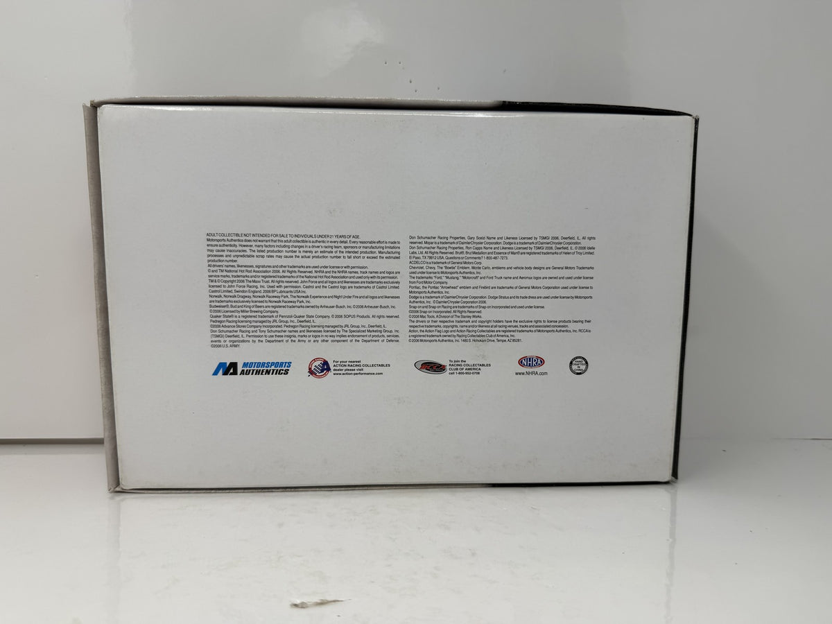 Action NHRA Historical John Force 1990 Oldsmobile Chrome 1 of 390 1:24 Diecast