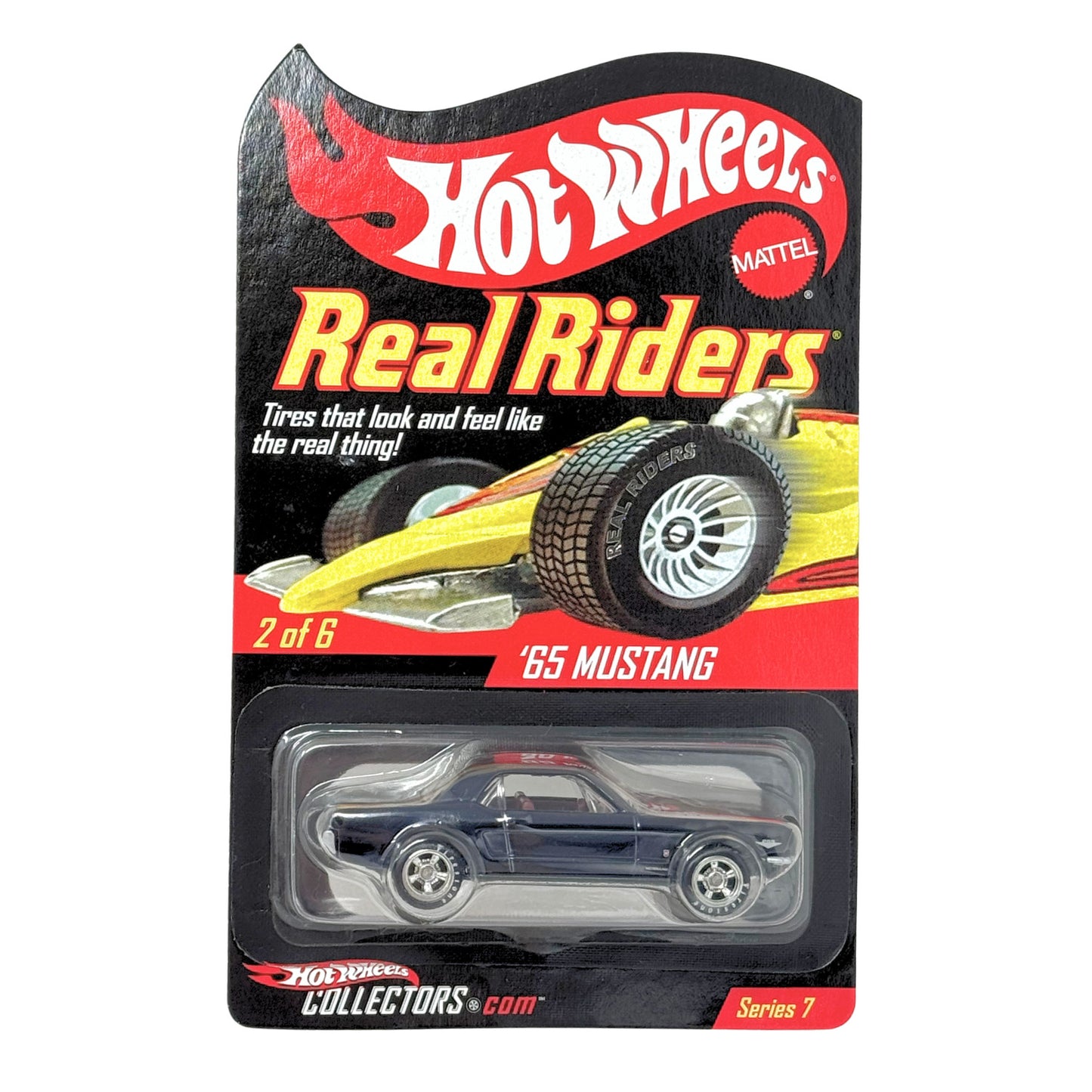 Hot Wheels RLC Red Line Club Real Riders Series 1965 Ford Mustang 1:64 Diecast