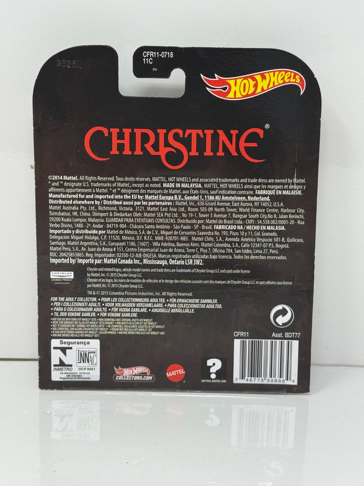 Hot Wheels Retro Entertainment Christine 1958 Plymouth Fury 1:64 Diecast