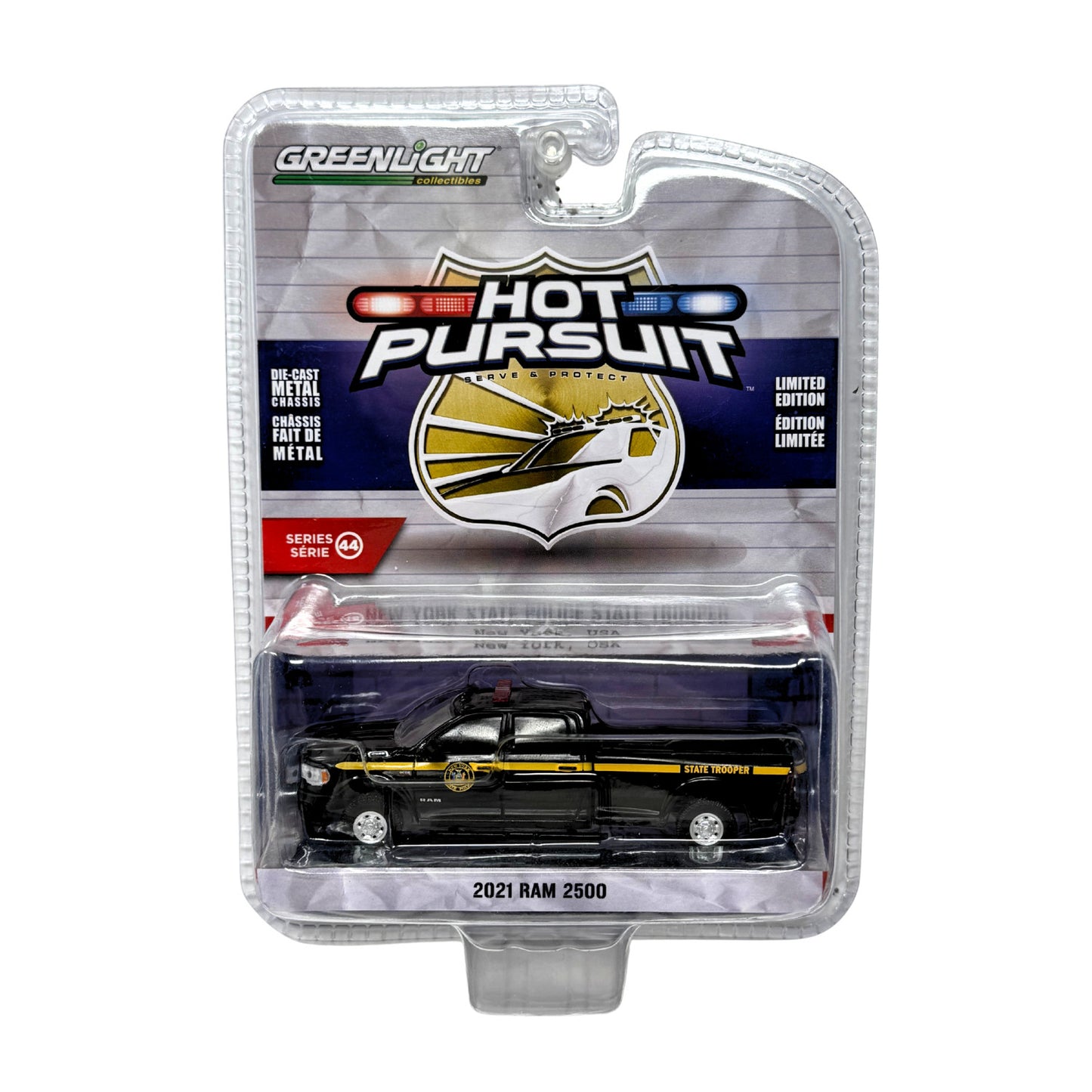 Greenlight Hot Pursuit 2021 Ram 2500 New York State Police 1:64 Diecast
