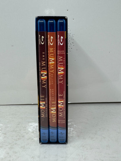 Mummy Trilogy (Blu-ray) Brendan Fraser Adventure Movie Set
