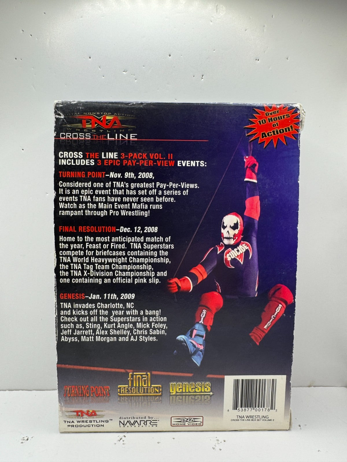 TNA Cross the Line (DVD) TNA Wrestling