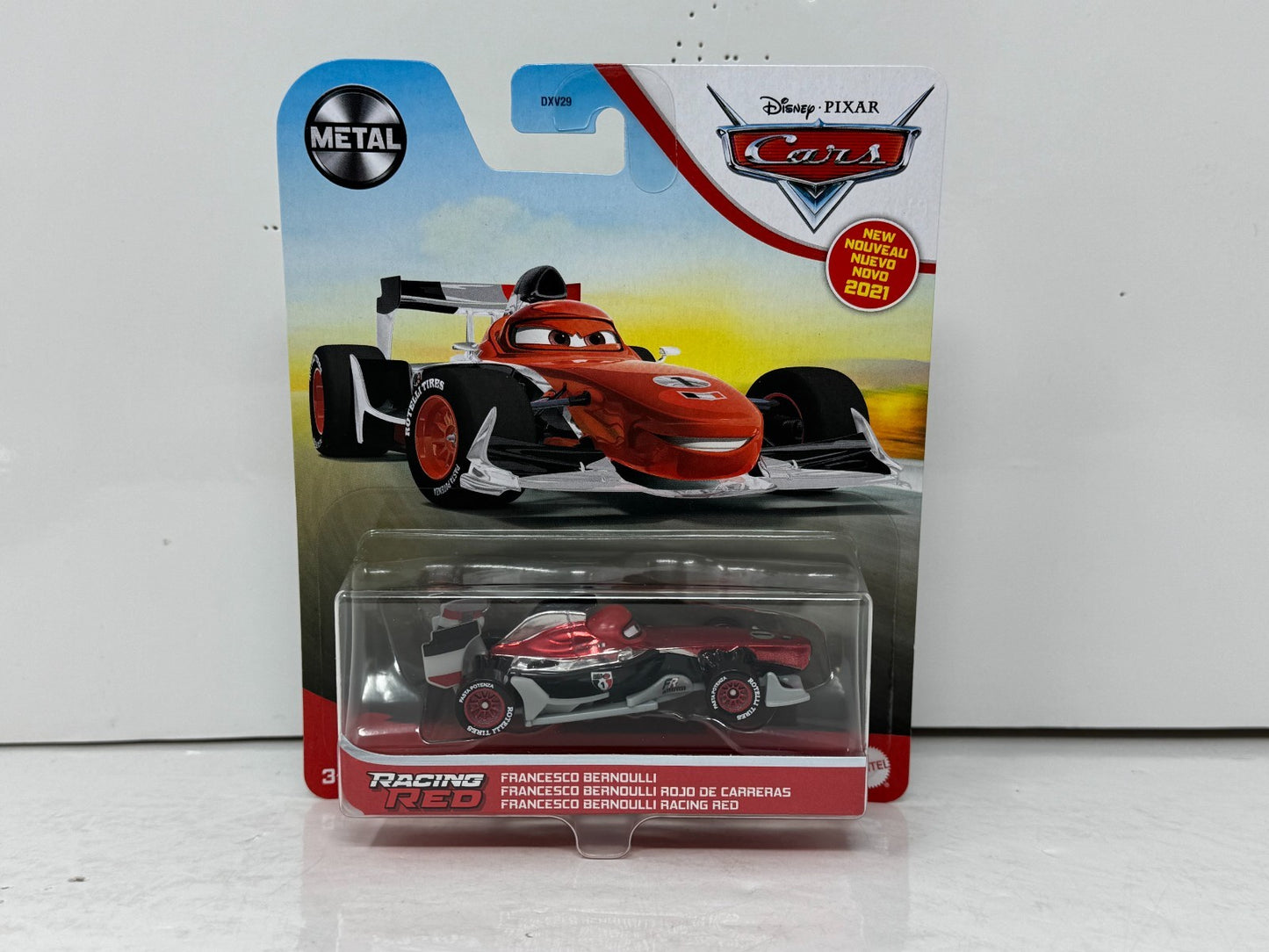Disney Pixar Cars Francesco Bernoulli Racing Red 2021 Metal 1:55 Diecast