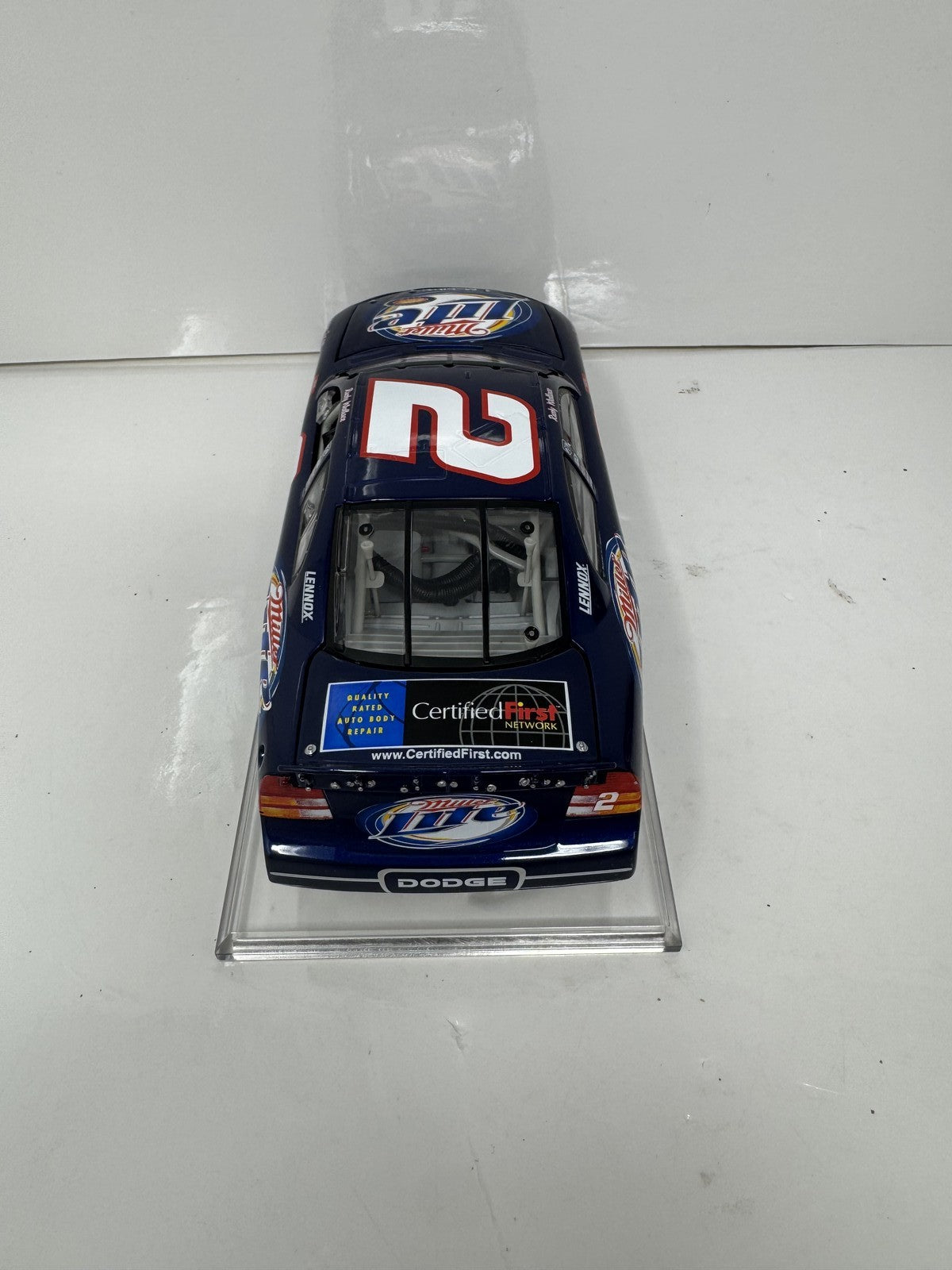 Action Nascar Rusty Wallace #2 Miller Lite 2003 Dodge Intrepid 1:24 Diecast