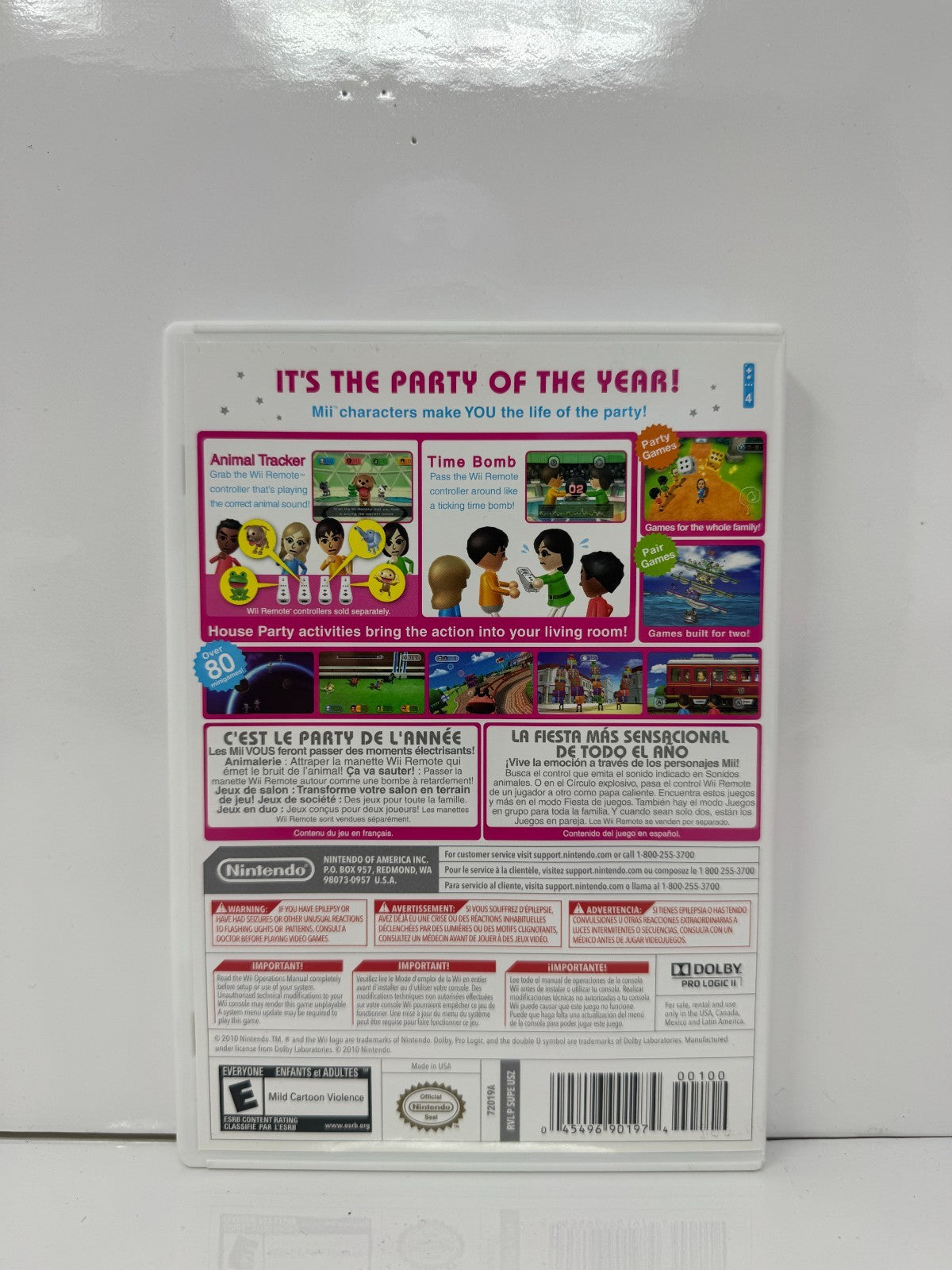 Wii Party Nintendo Wii Video Game Good Condition!!! w/ Manual