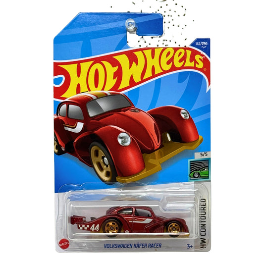 Hot Wheels Contoured Volkswagen Kafer Racer Red 1:64 Diecast