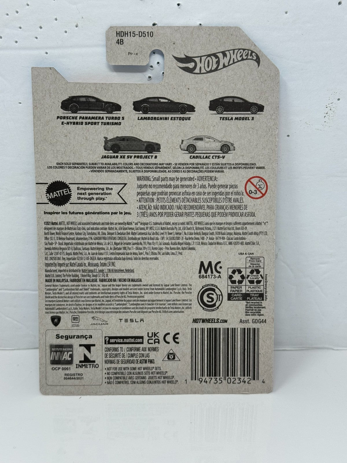 Hot Wheels Luxury Sedans Jaguar XE SV Project 8 1:64 Diecast