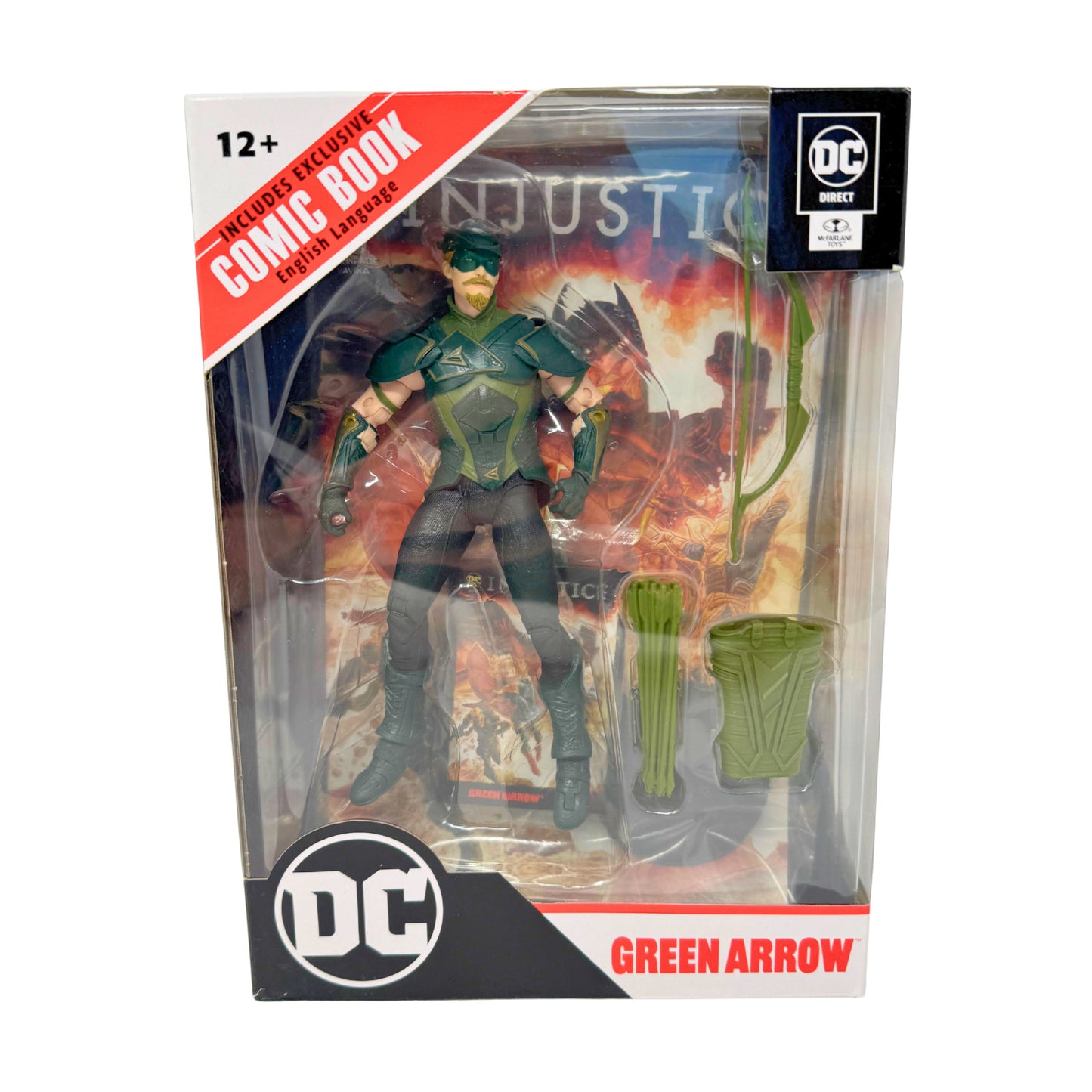 McFarlane DC Direct Page Punchers Injustice 2 Green Arrow/ Action Figure