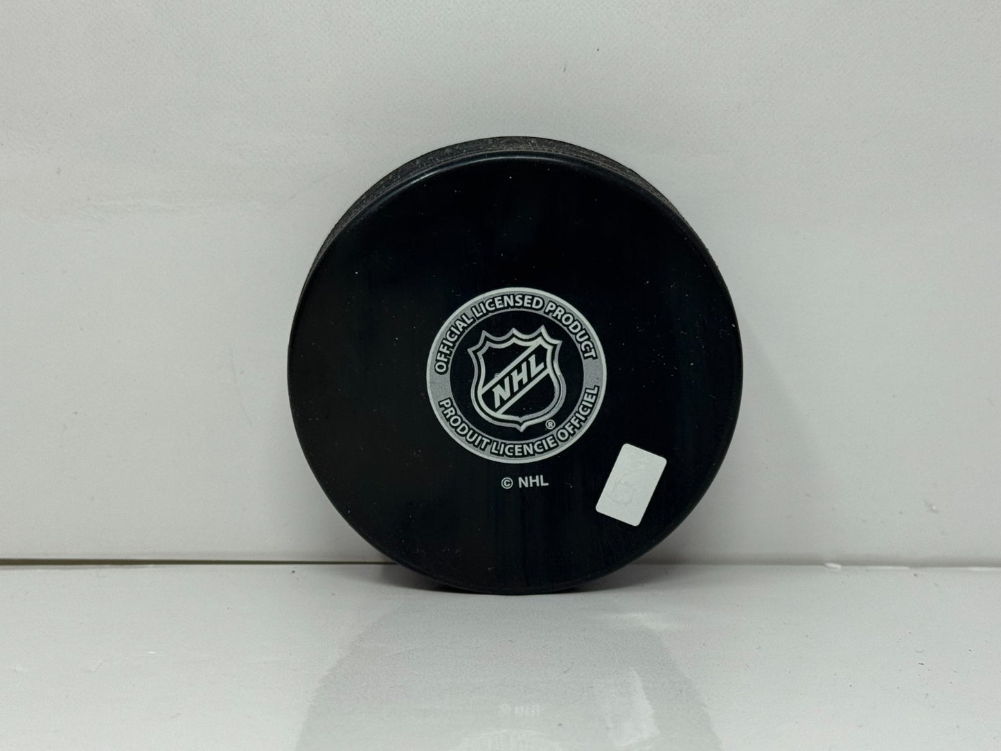 Mark Laforest Toronto Maple Leafs Signed NHL Autograph Puck Silver Auto
