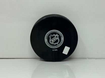 Mark Laforest Toronto Maple Leafs Signed NHL Autograph Puck Silver Auto