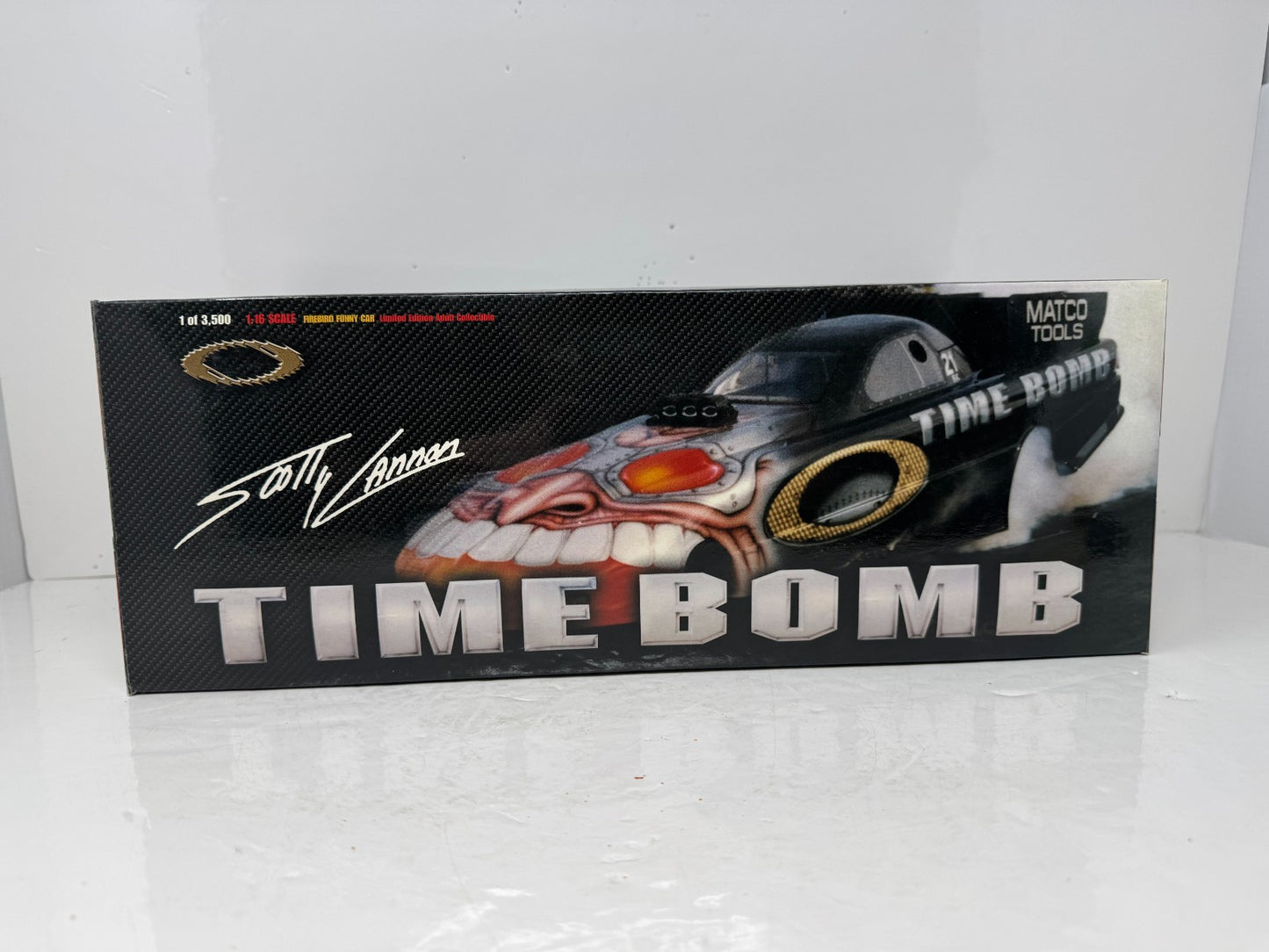 Milestone Scotty Cannon NHRA Oakley Time Bomb Firebird Funny Car 1:16 Scale