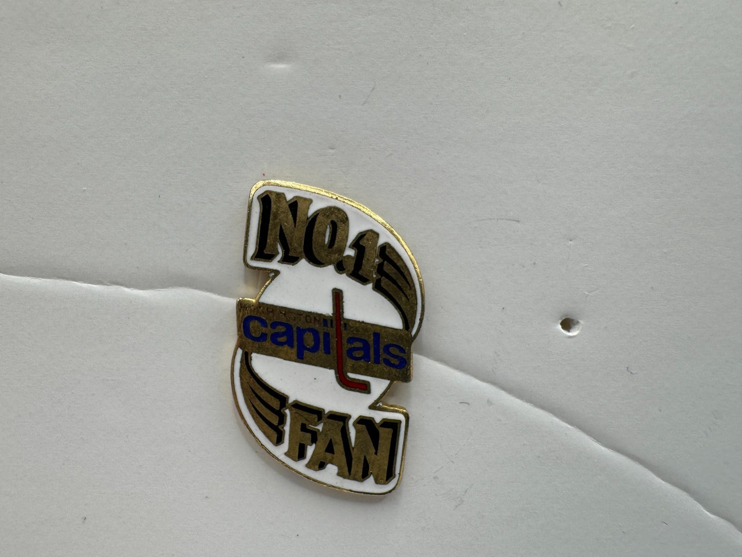 Washington Capitals No.1 Fan NHL Hockey Lapel Pin