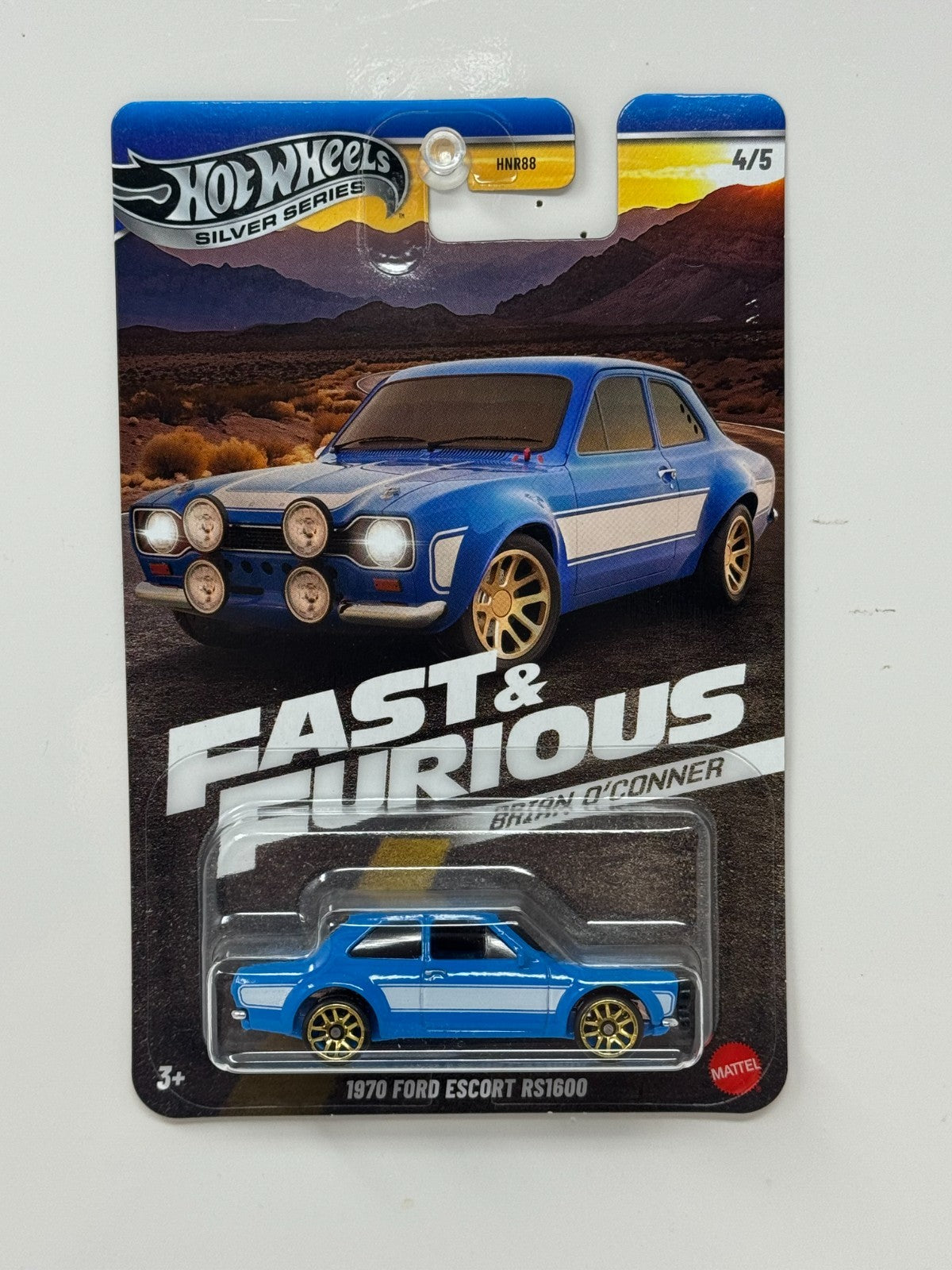 Hot Wheels Silver Series Fast & Furious 1970 Ford Escort RS1600 1:64 Diecast