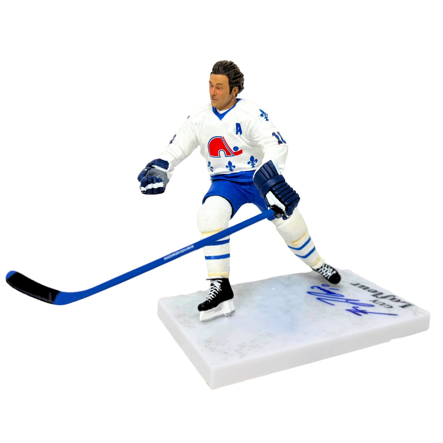 McFarlane NHL Guy Lafleur Quebec Nordiques Figure Auto Signed