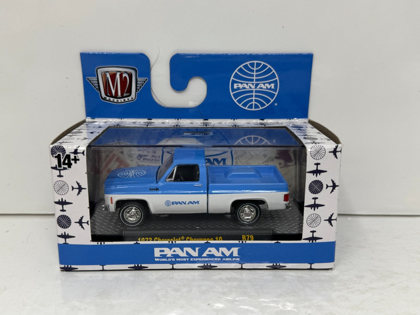 M2 Machines Pan Am 1973 Chevrolet Cheyenne 10 1:64 Diecast