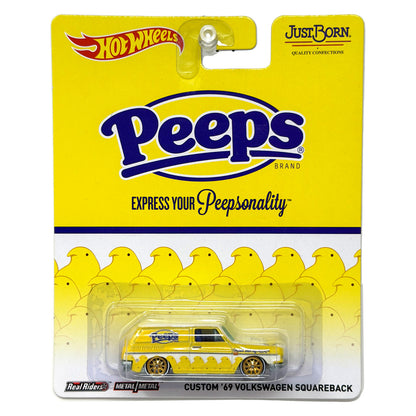 Hot Wheels Peeps Custom 1969 Volkswagen Squareback 1:64 Diecast Real Riders