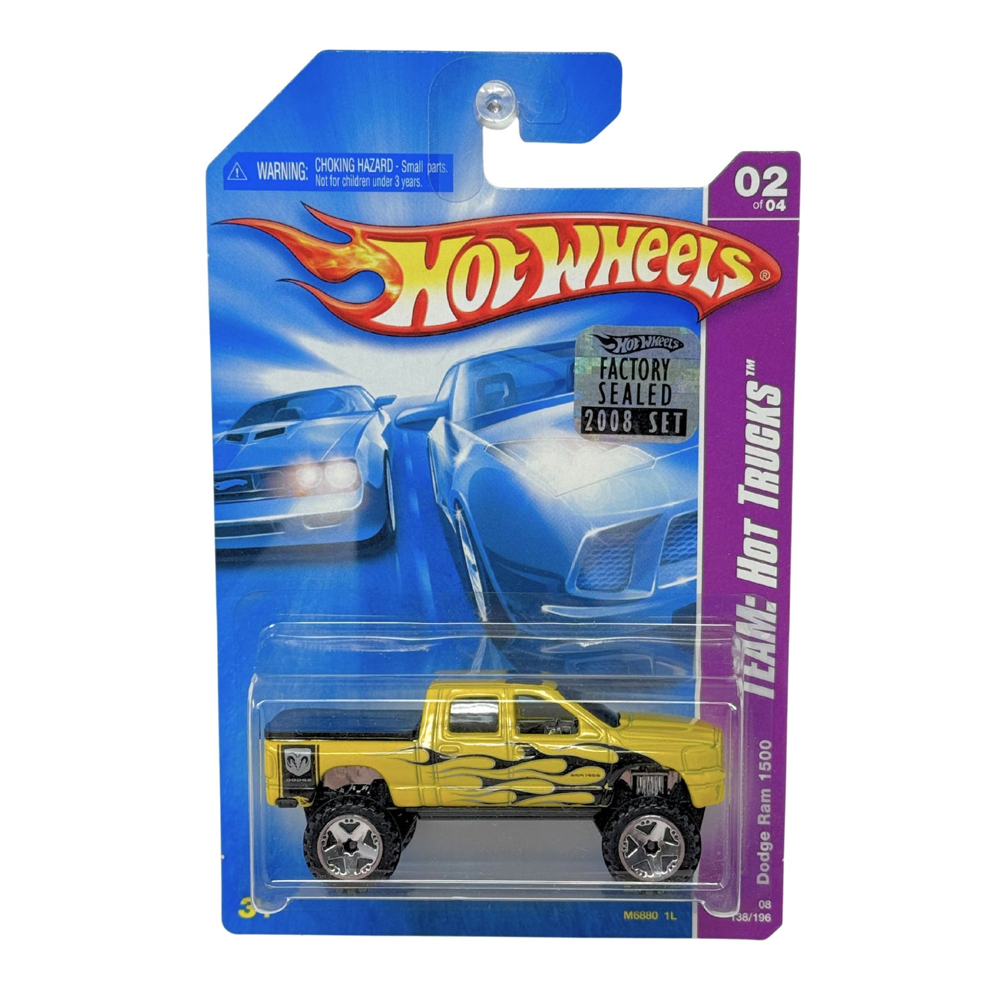 Hot Wheels Team Hot Trucks Dodge Ram 1500 Pickup 1:64 Diecast Factory Sealed
