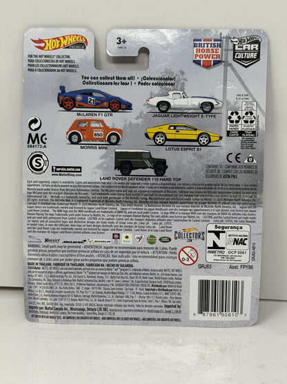 Hot Wheels Premium British Horse Power Land Rover Defender 110 1:64 Diecast