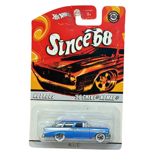 Hot Wheels Since '68 Hot Rods 1956 Chevy Nomad Muscle Car 1:64 Diecast