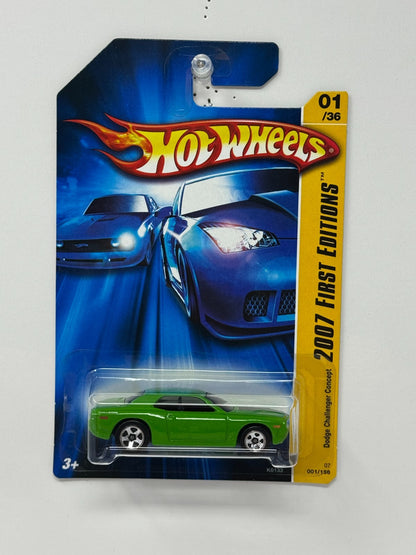 Hot Wheels First Editions Dodge Challenger Concept 1:64 Diecast Green
