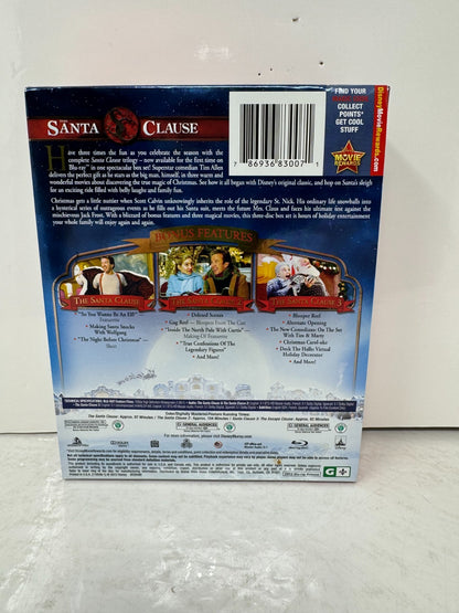 Santa Clause 3 Movie Collection (Blu-ray) Tim Allen Christmas Set Disney