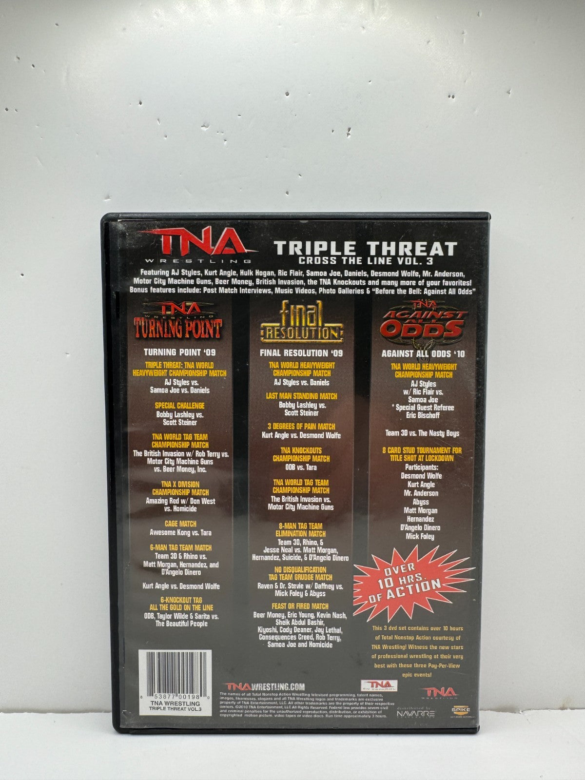 TNA Cross the Line Vol. 3 (DVD) TNA Wrestling