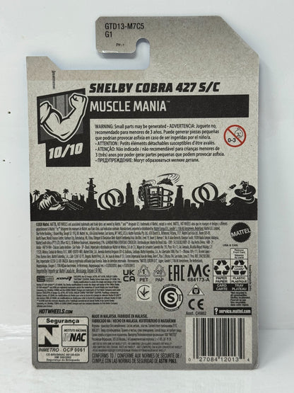 Hot Wheels Super Treasure Hunt Shelby Cobra 427 SC Muscle Mania 1:64 Diecast
