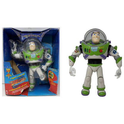 Vintage 1999 Mattel Toy Story 2 Buzz Lightyear Flight Control Talking Action Fig