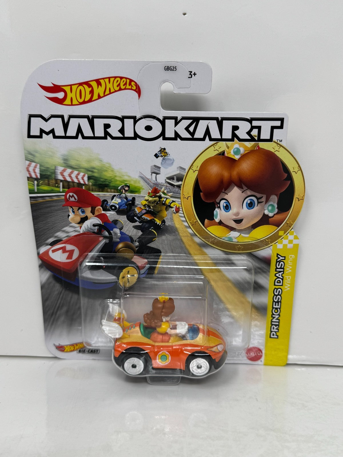 Hot Wheels Mario Kart Princess Daisy Wild Wing 1:64 Diecast