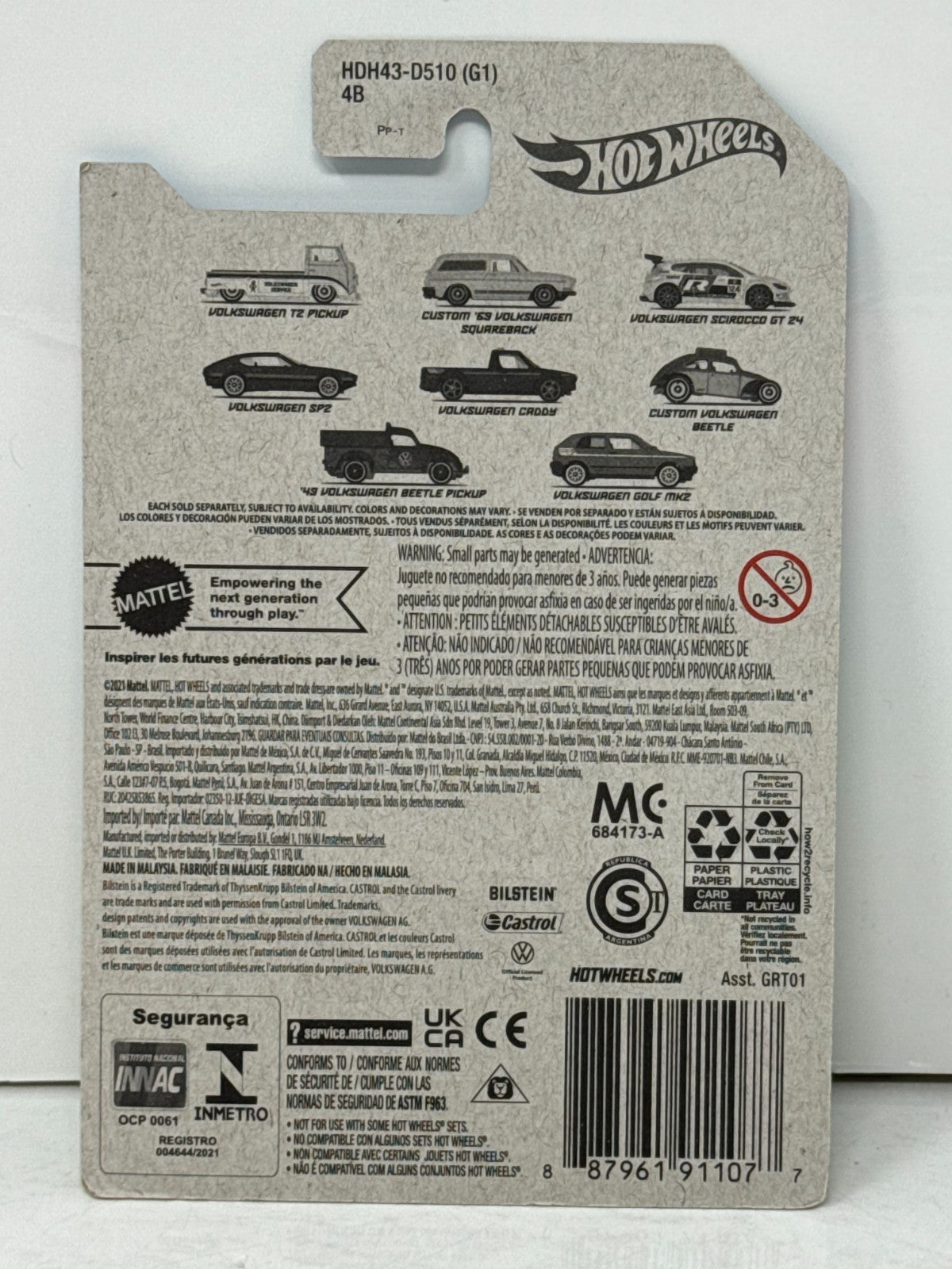 Hot Wheels Volkswagen Series Volkswagen SP2 1:64 Diecast