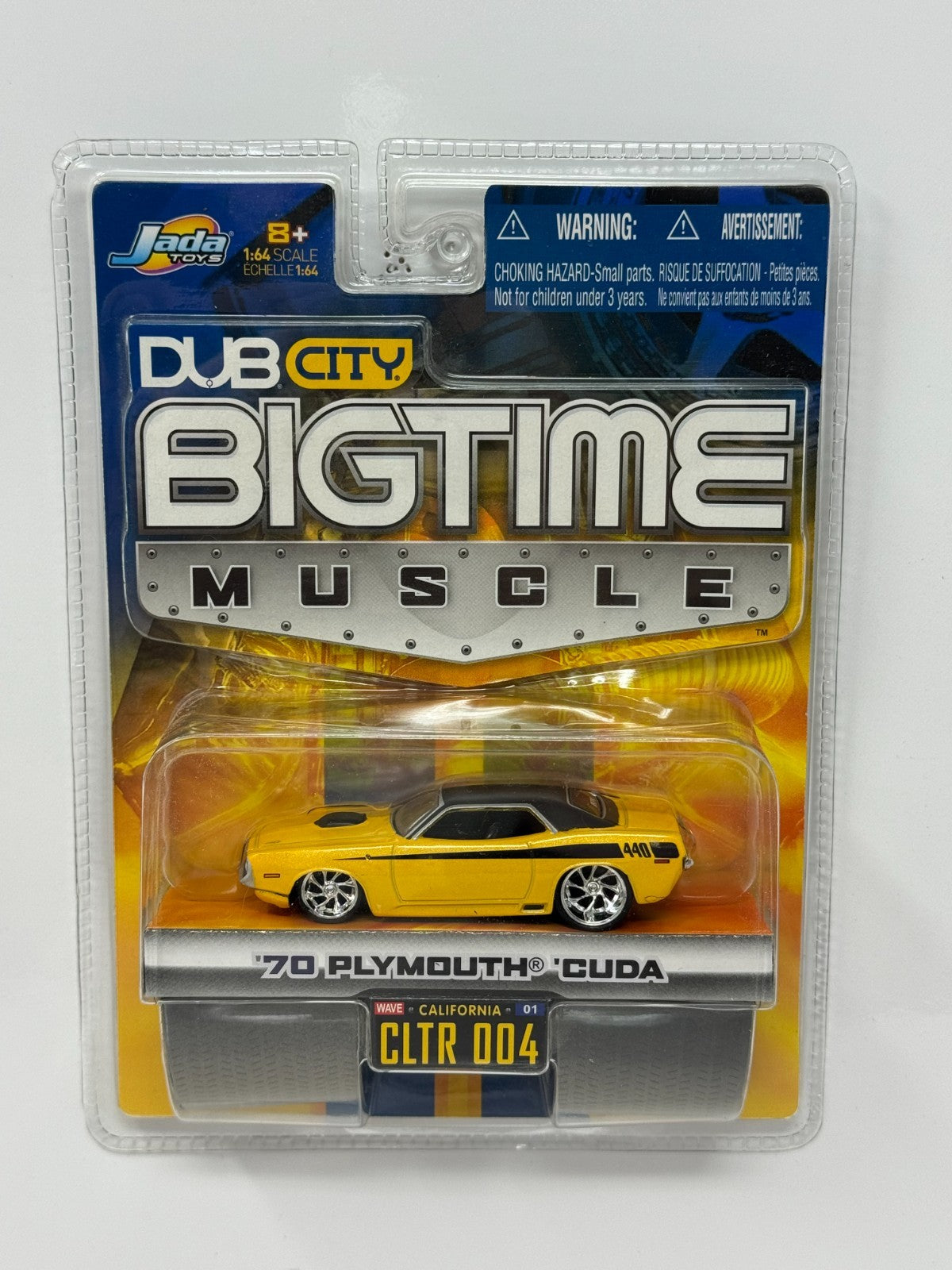 Jada Dub City Bigtime Muscle 1970 Plymouth Cuda 1:64 Diecast