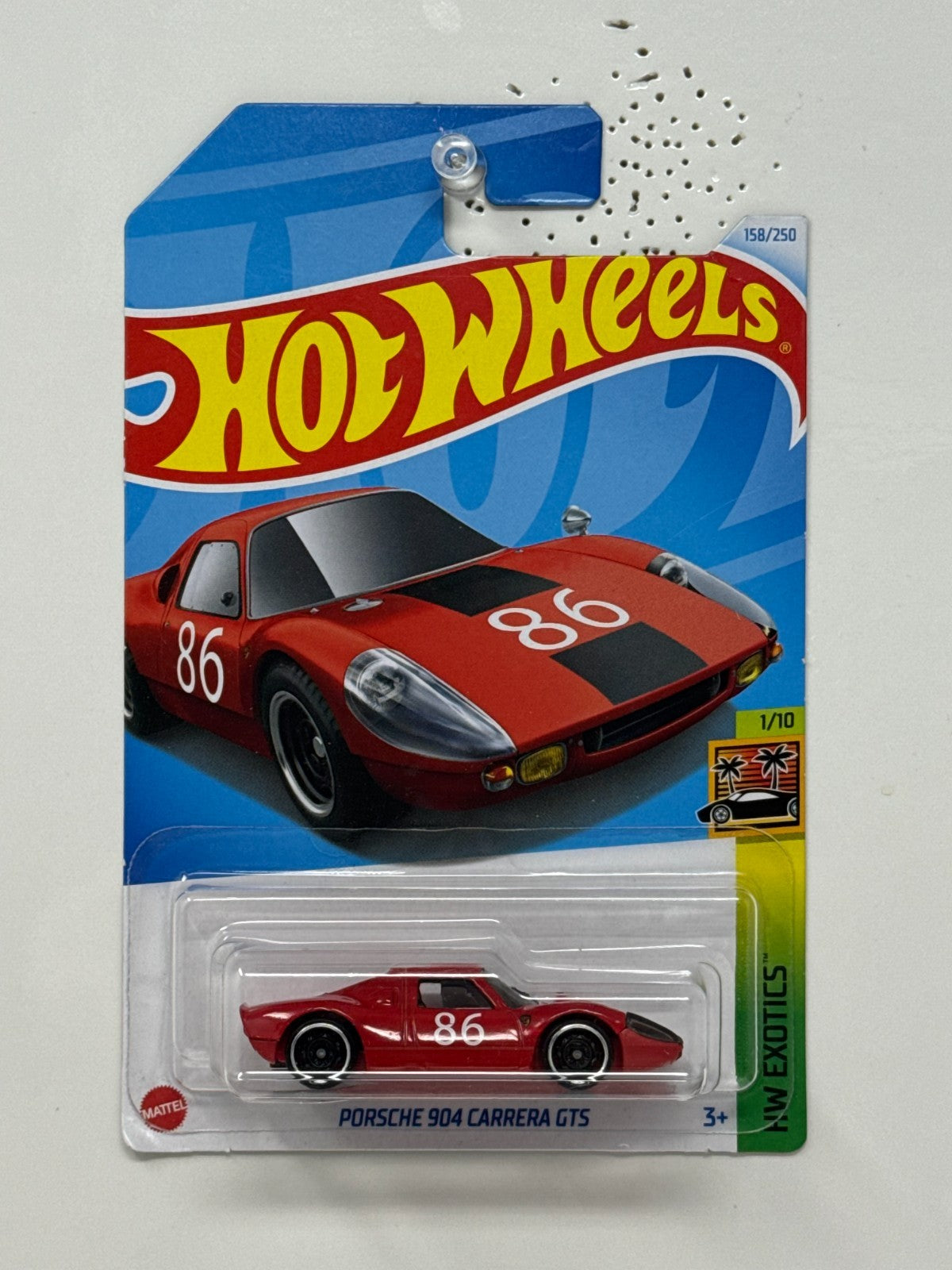 Hot Wheels Exotics Porsche 904 Carrera GTS 1:64 Diecast Red