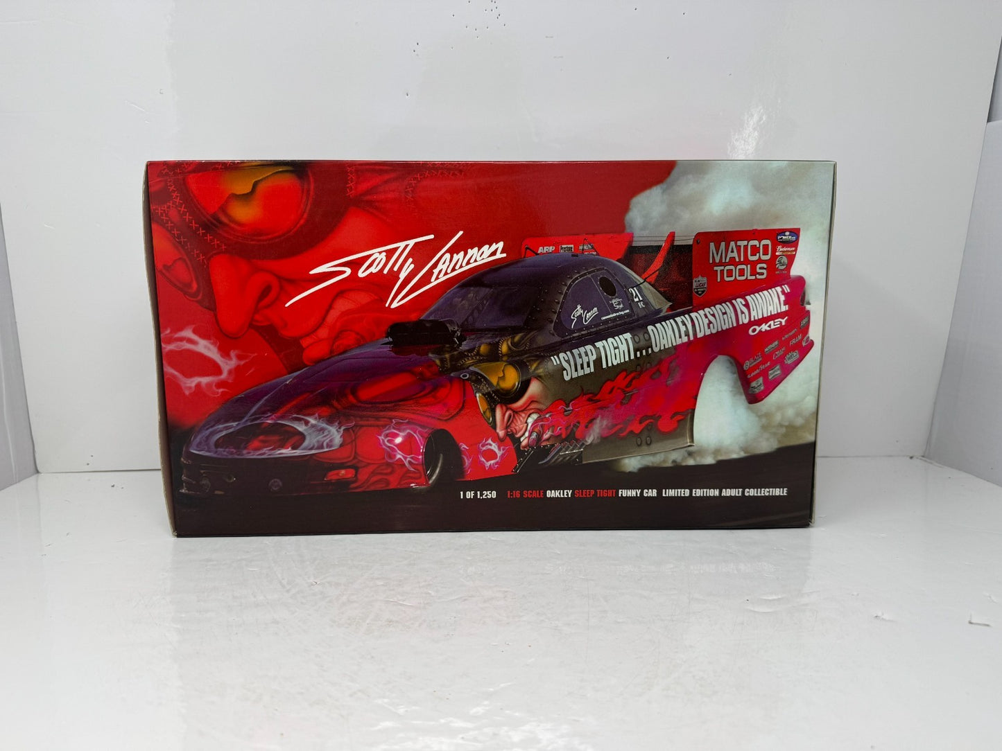 Milestone Scotty Cannon NHRA Oakley Sleep Tight Firebird Funny Car 1:16 Scale
