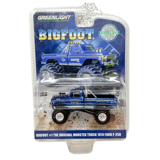 Greenlight Bigfoot 1974 Ford F-250 #1 The Original Monster Truck 1:64 Diecast