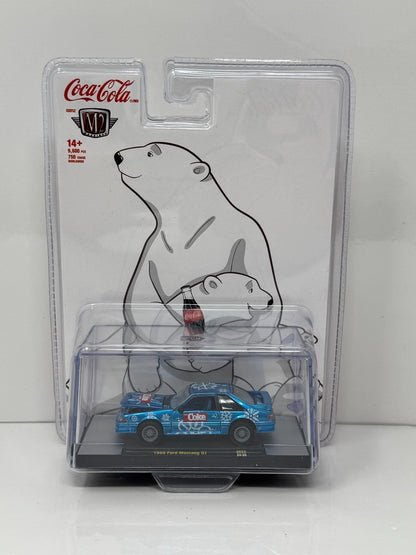 M2 Machines Coca-Cola 1988 Ford Mustang GT 1:64 Diecast
