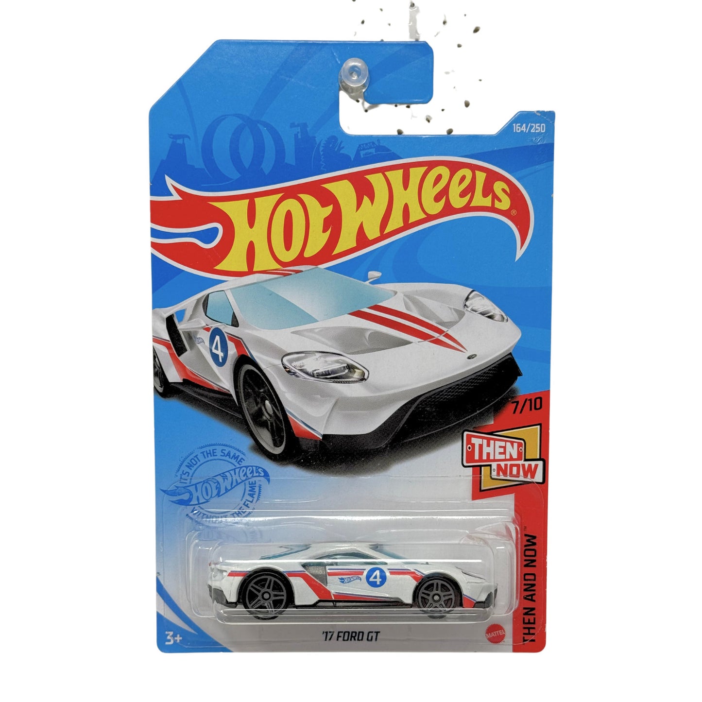 Hot Wheels Then and Now 2017 Ford GT 1:64 Diecast White