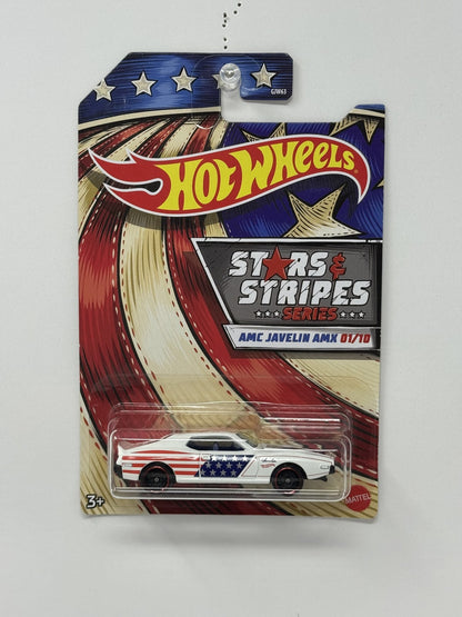 Hot Wheels Stars & Stripes AMC Javelin AMX 1:64 Diecast White