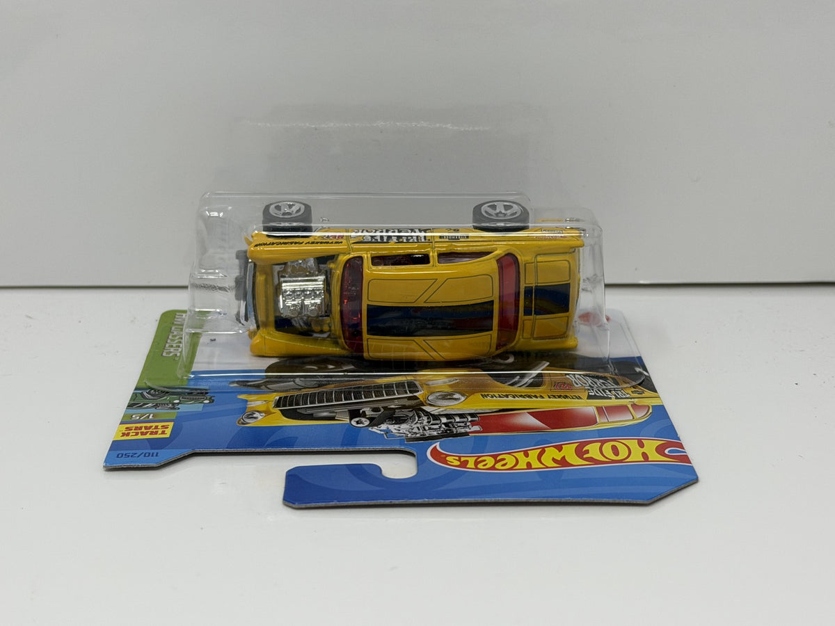 Hot Wheels HW Gassers 1955 Chevy Bel Air Gasser Yellow 1:64 Diecast Short Card