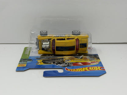 Hot Wheels HW Gassers 1955 Chevy Bel Air Gasser Yellow 1:64 Diecast Short Card