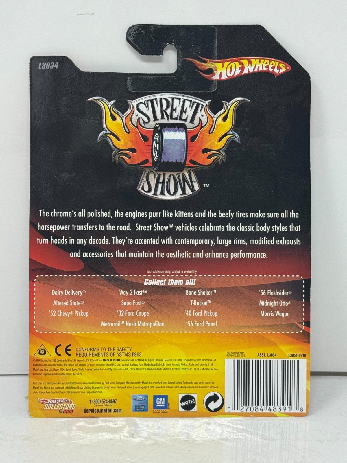 Hot Wheels Street Show Bone Shaker 1:64 Diecast RARE BLUE Variation