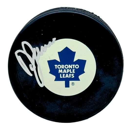 Doug Jarvis Toronto Maple Leafs Signed NHL Autograph Puck Silver Auto