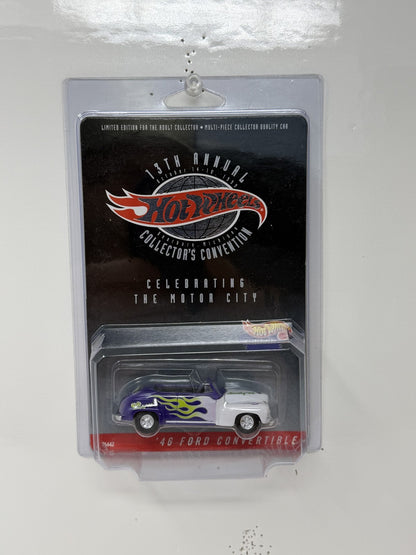 Hot Wheels 1999 13th Collectors Convention 1946 Ford Convertible 1:64 Diecast