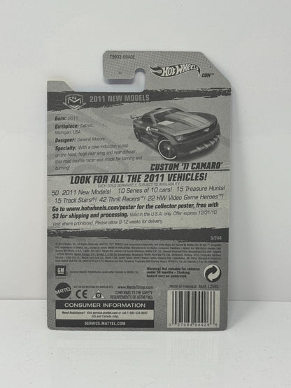 Hot Wheels New Models Custom 2011 Camaro 1:64 Diecast Factory Sealed Gray