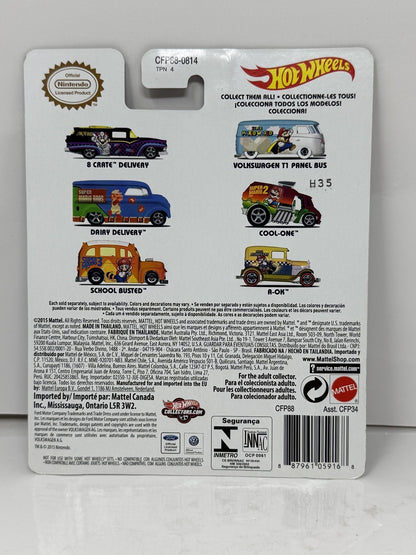 Hot Wheels Super Mario Bros Dairy Delivery 1:64 Diecast Real Riders
