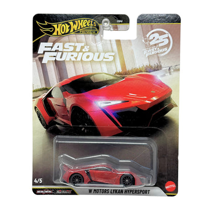 Hot Wheels Premium Fast & Furious W Motors Lykan Hypersport 1:64 Diecast