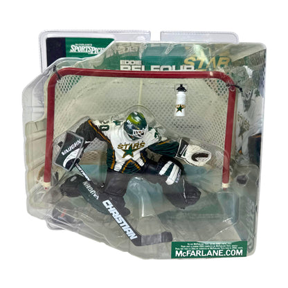 McFarlane NHL Ed Belfour Dallas Stars Series 1 Figure w/ Team Logo Water Bottle