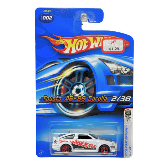 Hot Wheels First Editions Toyota AE-86 Corolla 1:64 Diecast