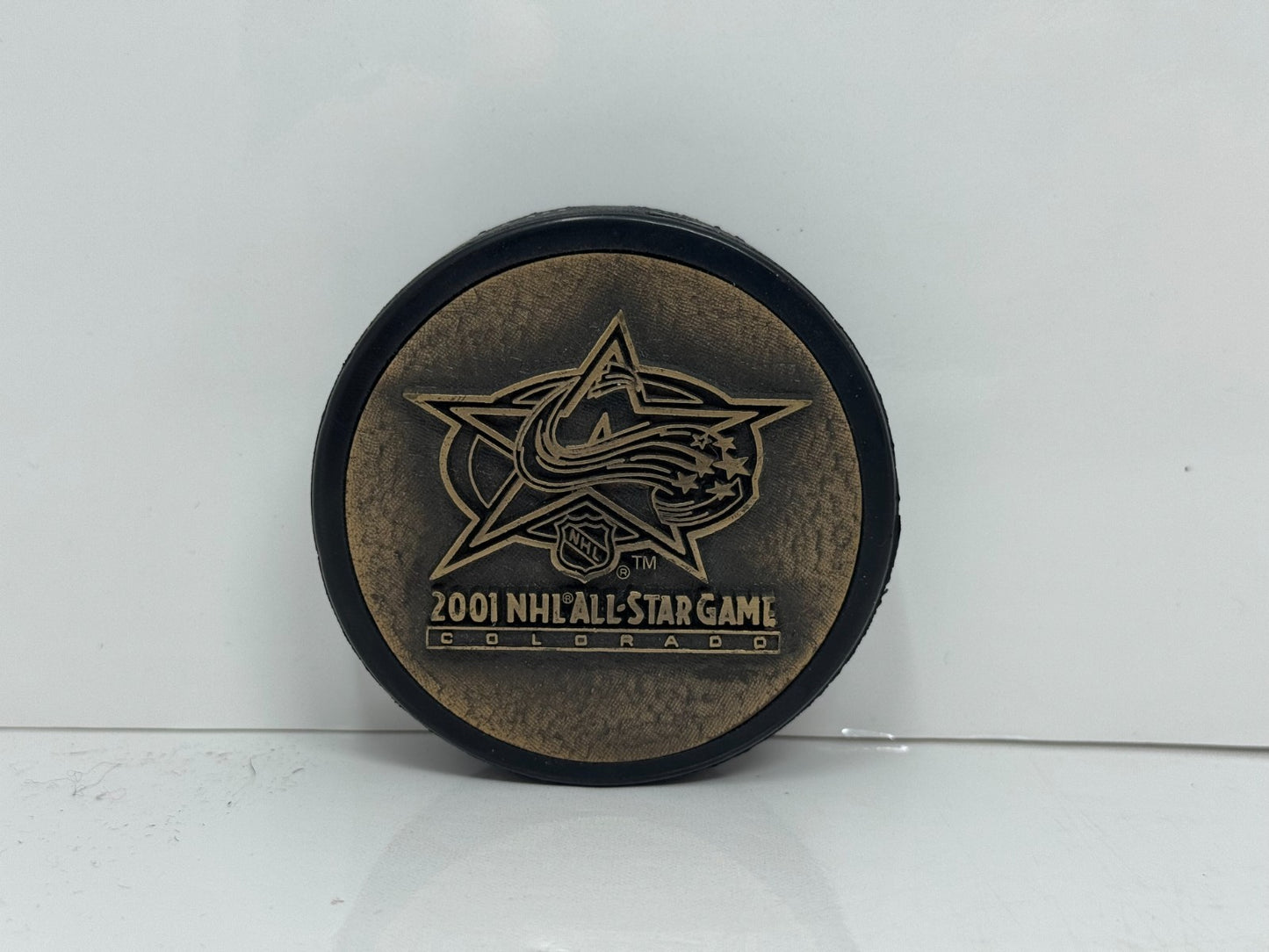 2001 NHL All-Star Game Colorado Official Souvenir Hockey Puck